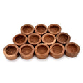 NIRMAN Acacia Wood Tealight Candle Holder for Wedding, Party, Birthday, Holiday, Home Decoration (2.25" x 2.25" x 1"), (Set of 12)