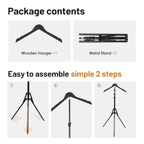 2 Pack Shirt Display Stand, 32-63 Inch Height Adjustable Mannequin Torso for Vendors, T Shirt Clothing Display Stand Rack, Foldable Steamer Stand for Clothes Garment Retail - size: 2 PACK