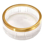 Nicole Miller - Soap Dish, Glass Countertop Accessories, Dorm Room Essentials (Louise Collection, Clear) - size: Soap Dish