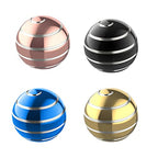 Kinetic Desk Toy Ball, 1.54'' Kinetic Desktop Spinning Toys, Optical Illusion Fidget Toys Gadgets for Adults Office Anxiety, ADHD (39MM, Gold-A) - color: Gold-a