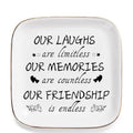 Birthday Gifts for Women, Unique Birthday Friendship Christmas Gift for Female Friends, Her, BFF, Girls | Our Friendship is Endless Trinket Tray for Best Women Friend - style: Friendship is endless
