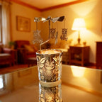 Carousel totary Candle Holder Spinning irthday Gifts for Women, Mom, Wife, Girlfriend, Sister, Her, Metal Windmill Tea Light for Female Friends (Silver owl) - color: Silver Owl