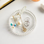 H&D HYALINE & DORA 4 Inch Butterfly Ring Holder Dish Butterfly Gifts for Women Glass Rings Tray Wedding Ring Holder Engagement Gifts - color: Butterfly