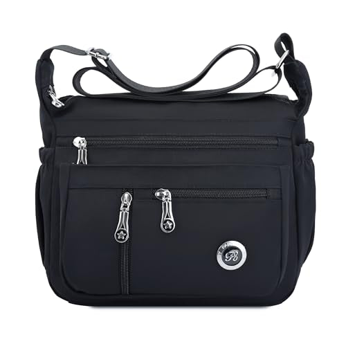 Purses and Shoulder Handbags for Women Crossbody Bag Messenger Bags - color: Large-black