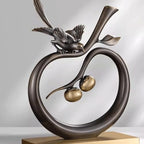 Statue Decorations Light Luxury High-end Copper Ornaments Home Foyer Decorations High-end Office Ornaments Home Decor Object