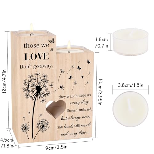 Sympathy Gifts for Loss of Loved One, Bereavement Candle Holders - Condolence Gift, Memorial Gifts for Mother Father Grandma