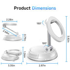 ANDERY Car Phone Holder for Magsafe [78+LBS Strongest Suction & 2400gf Magnetic] 360° Adjustable Car Phone Mount, Phone Holders for Your Car for iPhone 17-12 Pro Max Plus Air, White - color: White