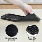 Drip Pan Compatible with Drink Dispenser, 1 Pack Silicone Tray Mat for DD&HAPP Glass Drink Dispenser - color: 1 Pack