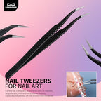 FANDAMEI Nail Art Tools, Nail Brush, 15 PCS Nail Art Brushes, 5 PCS Nail Dotting Tool, Nail Stand, Nail Holder For Painting Nails, Nail Tools, Nail Design Tools, Black - color: Black
