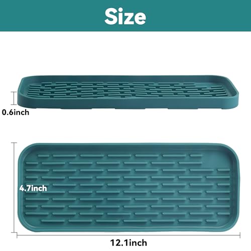 Drip Tray for Drink Dispenser, 1 Pack Blue Non-slip Drip Pan for DD&HAPP Glass Drink Dispenser - color: Blue 1 Pack
