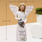 Gardening Gifts for Women, Gift for Gardeners Woman, Garden Gifts Women, Unique Gardening Gift, Garden Angel, Sculpted Hand-Painted Angel Figurine - style: gardening gifts