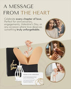 Forever Rose Bloom Box & Phantom Vase Combo, Rose Gold Dipped Rose in a Personalized Gift Box That Says I Love You Embossed in Gold Foil, Unique & Everlasting Gift for Any Occasion - color: "I Love You" Gold Rose Dipped Rose (Phantom Vase & Bloom Box)
