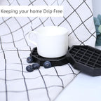 Drip Tray 4" Octagon Countertop Beverage Dispenser Cup Drip Catcher - for Coffee & Drink Dispenser Bar by kitchentoolz - Pack of 4