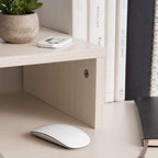 IRIS USA, Inc. Computer, Laptop, TV, Desk Top Riser, Ergonomic PC Monitor Stand, 1-Tier, White