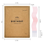 PHD CAKE 24-Count Pearl Pink Spiral Long Thin Birthday Candles, Cake Candles, Birthday Parties, Wedding Decorations, Party Candles - color: Pearl Pink