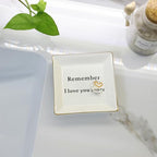 HOME SMILE Ceramic Ring Dish Jewelry Tray-Mom Gifts, Remember I Love You Mom - Birthday, Mother's Day, Christmas Gifts for Mom - style: Mom