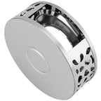 4 PCS Teapot Warmer, Stainless Steel Teapot Warmer, Metal Teapot Heater with Tealight Candle Holder, Brushed Coffee Tea Warmer Base for Glass or Ceramic Teapot, Silver