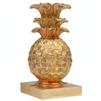 Creative Co-Op Pineapple Shaped Gold Resin Bookends (Set of 2 Pieces)