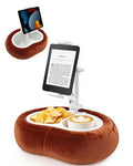 Miledi Tablet Pillow Stand, Compatible with 4.7"-12.9" Kindle, iPad, Phone/Tablet, 360° Rotating Phone Holder for Bed, Detachable Bowl, Reading and Relaxation on Bed (Terracotta) - color: Terracotta