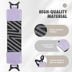 MoKo Security Hand-Strap for 9-11 Inch Tablet, iPad/Kindle Fire HD/Samsung, High-Elasticity Versatile Hand Strap Lightweight Finger Grip Holder, Taro Purple - color: Taro Purple, style: Patterned Strap