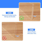 12 Pack Acrylic Sign Holder 8.5 x 11 Horizontal Slant Back Acrylic Stands for Display Plexiglass Clear Acrylic Display Stands for Ad Frame, Picture Photo Frames, Promotions, Restaurants, Office - size: Horizontal 12 Pack 11x8.5''