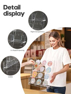 Acrylic Sticker Display Stand, Sticker Holder Display for Vendor Events, Card Rack Display Stand, Portable Display Rack - size: Three Rows