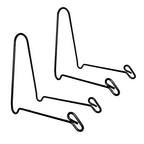 Artliving 2 Pack Display Stand Easel Iron Bowl Stands for Display Large Deep Bowls, Platters and Deep Dishes - size: L (2 pack)