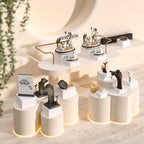 Buffet Risers, Food Display Risers for Party, White Acrylic Risers Display Stand for Buffet Table, Catering Displays for Dessert, Cube Box Nesting Riser with Hollow Bottoms (8"x9"x10" 3PCS) - color: 8"x9"x10" 3PCS White