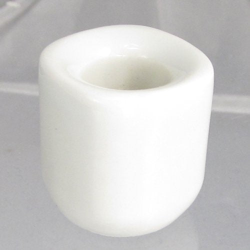 AzureGreen White Ceramic Chime Candle Holder