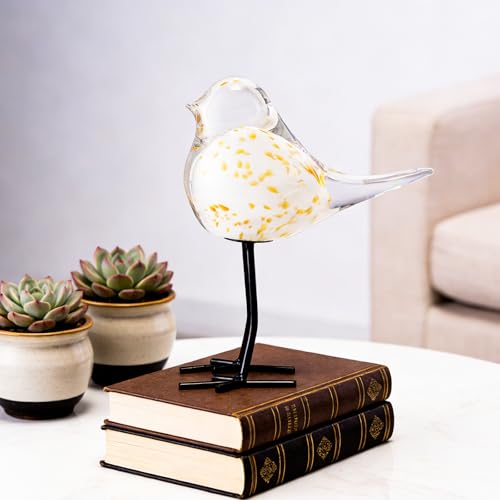 Glass Bird Figurines Art Collectible Ornaments Statue Figurines Modern Handmade Sculpture Home Decor - color: Bd-7