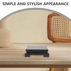 Cabilock Wooden Display Stand - 9.5 inch Square Wood Display Base Square Vase Riser Farmhouse Riser Decorative Pedestal Stand for Buddha Statue Jewelry Figurine Risers Plant Stand Flower Pot