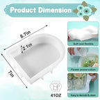 YOILES Resin Molds Silicone,Epoxy Resin Casting Craft Mold for Flower Preservation Bookends DIY Art (Arch)