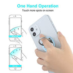Bonoma Phone Ring Stand, 3 Pack Cute Cow 360 Degree Rotation Finger Grip Stand Holder Compatible with Smartphones and Tablets - color: Cute Cow