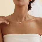 Mothers Day Gifts - 14K Gold Plated Pearl Necklaces for Women Trendy Dainty Necklace Simple Layered Gold Pearl Necklace for Women Mothers Day Wedding Birthday Gifts - color: 1-Three Pearl