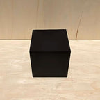 12" x 12" x 12" Matte Black Display Cube Square Pedestal Stand Riser Column Pillar