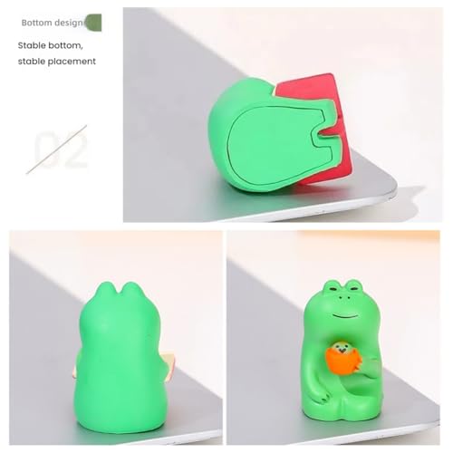 Miniature Frog Anime Figurines - Resin Desk Figurines, Cool Office Gadgets for Desk, Fun Desk trinkets Gift for Frog Lover（Rocking Chair） - size: 02-frog-Rocking Chair