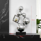 Statue Decorations Luxury Living Room TV Cabinet Wine Cabinet Ornaments Entryway Decorations Metal Crafts Home Decor Object
