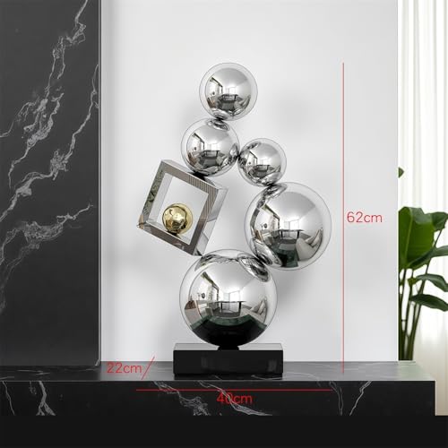 Statue Decorations Luxury Living Room TV Cabinet Wine Cabinet Ornaments Entryway Decorations Metal Crafts Home Decor Object