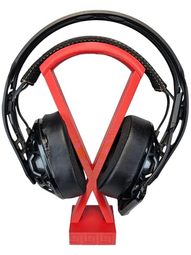 Minimalist Headphone Stand (Matte Red) - color: Matte Red
