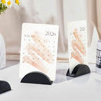 UNIQOOO 10 Pack 3.3" Arch Black Wood Stand with 1/8" Slot, for Wedding Acrylic Table Number Sign, Wedding Display Stand, Card Holder, Great for Bar Menu, Retail Sign, Party and Events - color: Acrh Black Wood