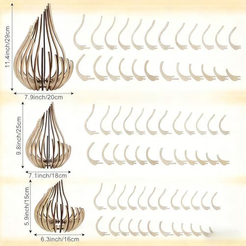 3pcs Creative Wooden Candle Holder Set - Modern and Minimalist Design,Suitable for Decorating Living Room Mantels, Wedding Parties(Large+Medium+Small)