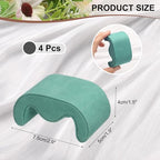 uxcell 2pcs Watch Case Pillows, M Shaped Watch Display Pillow Velvet Watch Cushion Replacement for Watch Bracelet Display Storage Light Green - color: Light Green