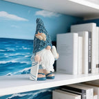 Etlemonde Beach Gnomes Statues, Ocean Gnomes, Nautical Themes Decoration, Resin Gnome Holding a Surfboard, 8.6 Inches - color: Surfboard