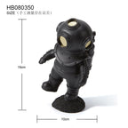 HAUCOZE Diver Figurine Statue Modern Space Sculpture Home Decor Table Centerpiece for Bedroom Office Gift 7.5 Inch