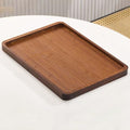 XZHXFX Bamboo Serving Tray,Food Tray for Breakfast,Coffee Table,Dinner & Bar, Decorative Tray for Kitchen, Bedroom (Large) - size: 14" x 9.5" x 0.8"