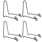 Artliving (4 Pack Black Display Stand Easel Iron Bowl Stands for Display Large Deep Bowls, Platters and Deep Dishes - size: L (4 pack)