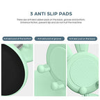 OATSBASF Cute Cell Phone Stand, Adjustable Bunny Phone Stand for Desk, Thick Case Friendly Holder Compatible with iPhone, Kindle, iPad, Switch, All Phones (Green) - color: Green