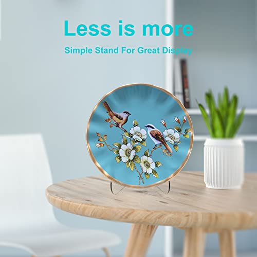 Boloyo 60-Degree Angle Acrylic Plate Display Stand , 3 Inch 5PC Clear Acrylic Display Holder Easel Base for Home Office Kitchen School Art Display - color: 60-Degree Angle, size: 3 inch(5PC)