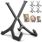TR-LIFE Plate Stands for Display, 6 Inch, 4-Pack, Plastic Picture Frame Holder Easels for Plates, Pictures, Books, Signs, Plaques - size: 6 Inch (4 Pack)