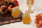 LAIDANLA 2.4" Citrine Owl Figurine Natural Healing Crystal Cute Owl Animal Statue Pocket Sculpture Reiki Spiritual Energy Gemstone Home Office Room Desk Decor Gifts - color: L-citrine